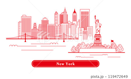 タウン|ニューヨーク(赤) タウン|ニューヨーク(赤) 119472649