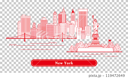 タウン|ニューヨーク(赤) タウン|ニューヨーク(赤) 119472649