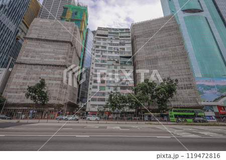 Oct 11 2024 Vibrant Hong Kong Streetscape in the Urban Heart, Oct 11 2024 Vibrant Hong Kong Streetscape in the Urban Heart, 119472816