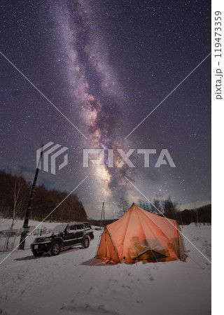 キャンプ場で見た天の川 119473359