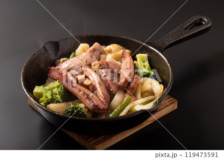 イカのバター醤油焼き 119473591