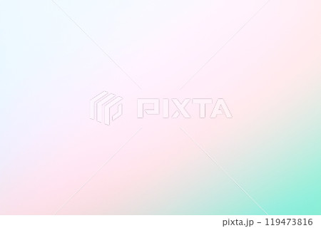 エメラルドグリーンとくすみピンクのシンプルな背景　 119473816