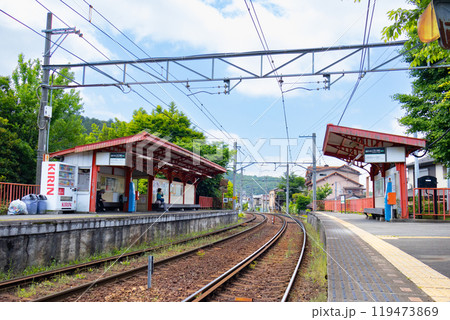 叡山電鉄本線 三宅八幡駅 ホーム 叡山電鉄本線 三宅八幡駅 ホーム 119473869