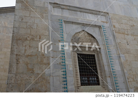 トルコ ブルサ イェシル・ジャーミィの外壁 トルコ ブルサ イェシル・ジャーミィの外壁 119474223