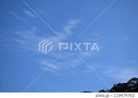 秋空と雲 秋空と雲 119474762