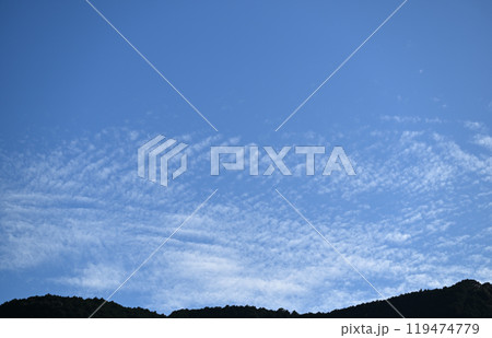 秋空と雲 秋空と雲 119474779