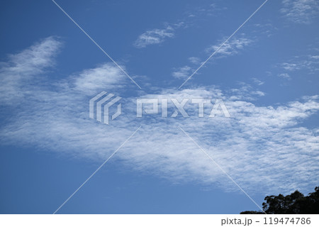 秋空と雲 秋空と雲 119474786