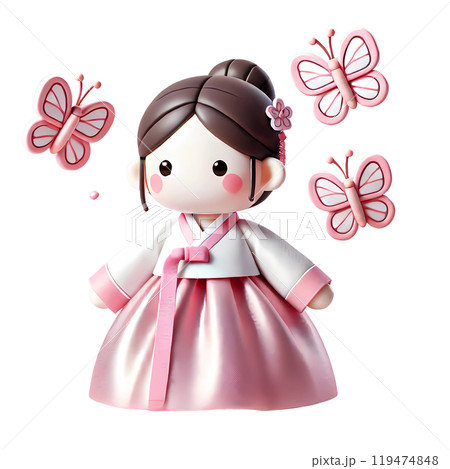 Girl in Hanbok 119474848