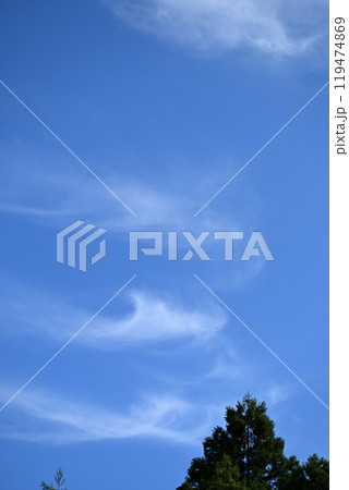 秋空と雲 秋空と雲 119474869