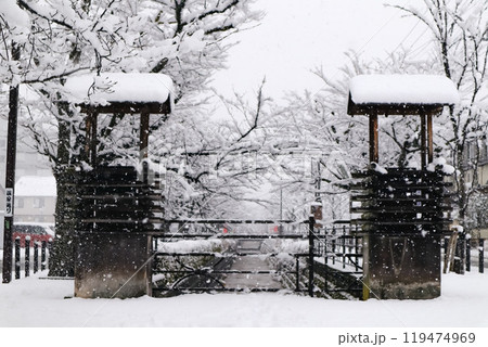 雪の日の石和温泉 雪の日の石和温泉 119474969