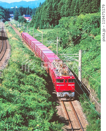 東北本線を走る貨物列車 東北本線を走る貨物列車 119475179