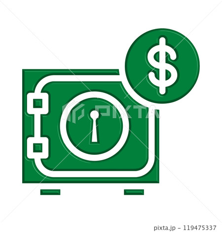 safe box icon template 119475337