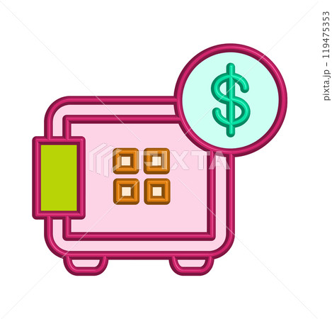 safe box icon template safe box icon template 119475353