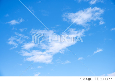 青空 秋の空 10月 空素材 【東京都】 119475477