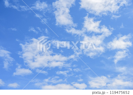 青空 秋の空 10月 空素材 【東京都】 119475652