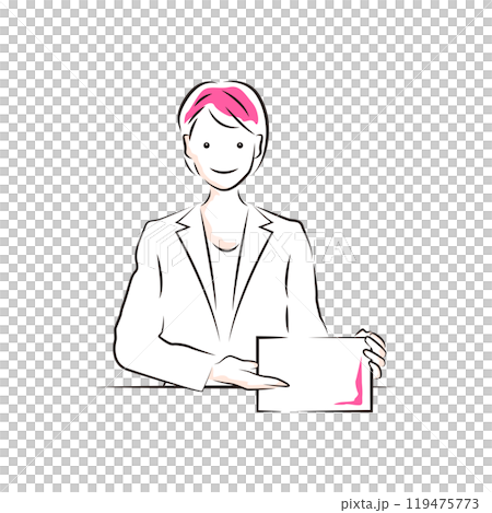 商業 | 女商人在平板電腦上解釋 商業 | 女商人在平板電腦上解釋 119475773