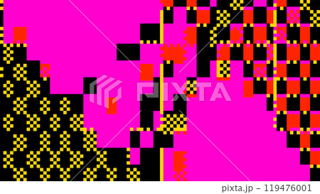 Abstract geometric retro 8-bit pixel background design Abstract geometric retro 8-bit pixel background design 119476001