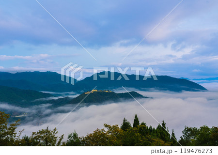 天空の城　雲海の竹田城跡　2024 119476273