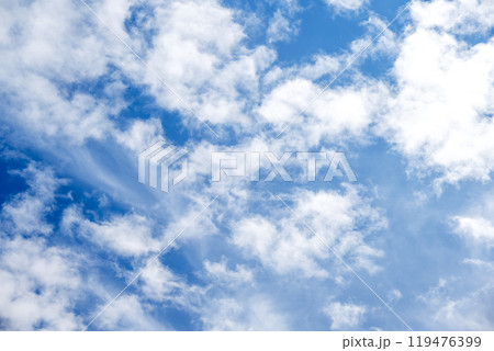 青空 秋の空 10月 空素材 【東京都】 119476399