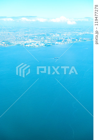 飛行機の窓からの景色 飛行機の窓からの景色 119477278