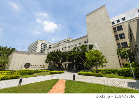 Building view of National Cheng Kung University College of Medicine Building in Tainan, Taiwan. Building view of National Cheng Kung University College of Medicine Building in Tainan, Taiwan. 119478566