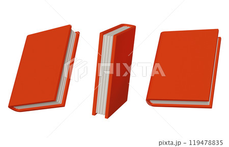 book from various angles 3D graphic 119478835