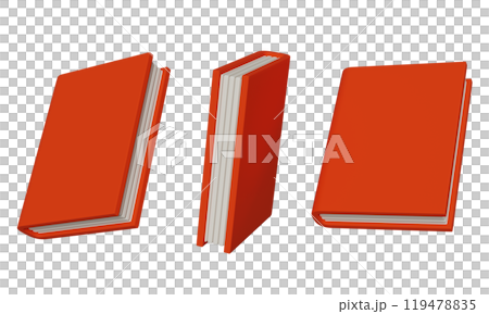 book from various angles 3D graphic 119478835