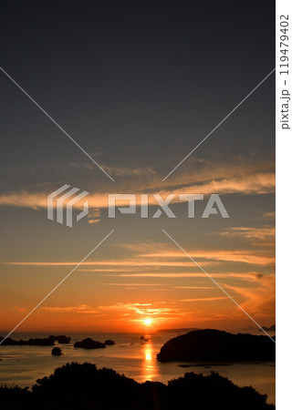 九十九島の夕景 九十九島の夕景 119479402