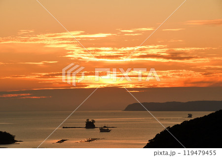 九十九島の夕景 119479455