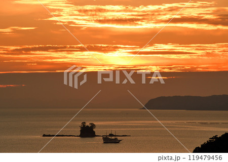 九十九島の夕景 119479456