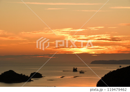 九十九島の夕景 九十九島の夕景 119479462