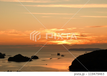 九十九島の夕景 九十九島の夕景 119479463