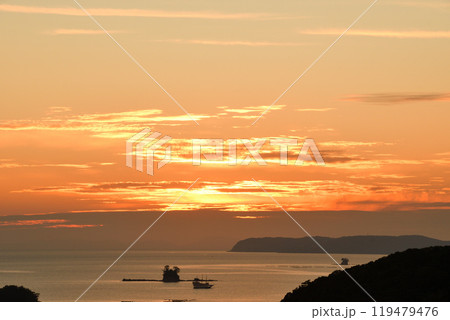 九十九島の夕景 九十九島の夕景 119479476