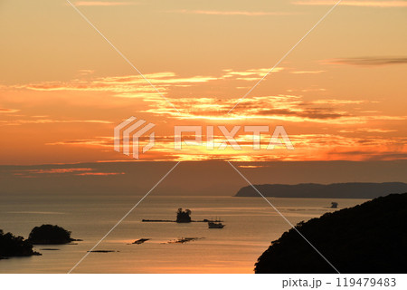 九十九島の夕景 九十九島の夕景 119479483