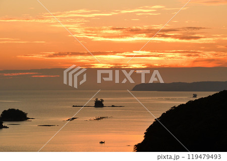 九十九島の夕景 119479493