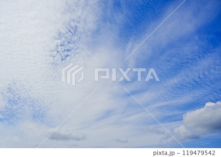 秋の空 うろこ雲 秋の空 うろこ雲 119479542