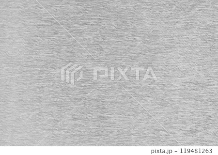 Closeup, macro of white fabric texture background. Satin weaving cloth structure, canvas 119481263