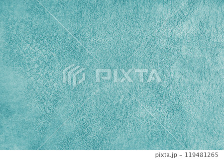 Turquoise suede leather texture with embossed pattern background, fleecy cloth texutre macro Turquoise suede leather texture with embossed pattern background, fleecy cloth texutre macro 119481265
