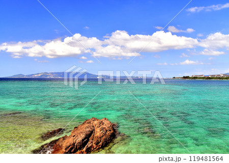 安富祖より名護市～ハレクラニ沖縄／希望ヶ丘方面を望む(沖縄県恩納村)【2024.10】 119481564