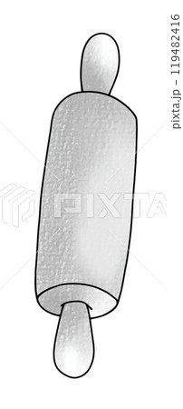 ゆるめシンプルな綿棒　アナログ風 119482416