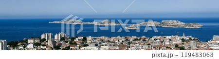 The Chateau If is a fortress, later a prison, located on the island of If, Bay of Marseille 119483068