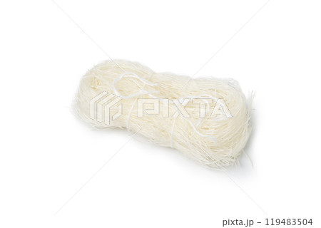 The rise noodles isolated on white 119483504