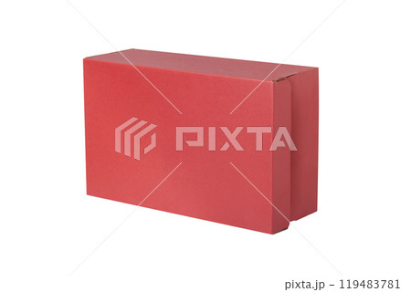 Cardboard box isolated on a white background 119483781