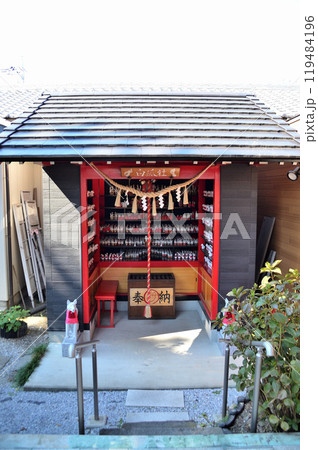 群馬県高崎市新町のパワースポット 於菊稲荷神社の白狐社 群馬県高崎市新町のパワースポット 於菊稲荷神社の白狐社 119484196