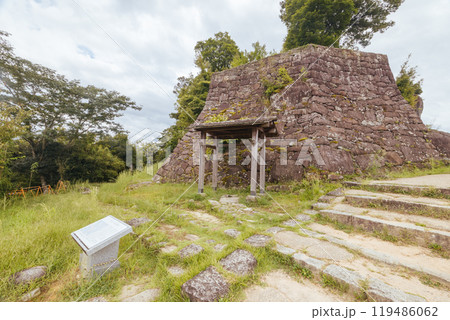 Naegi Castle Ruins in Japan 119486062