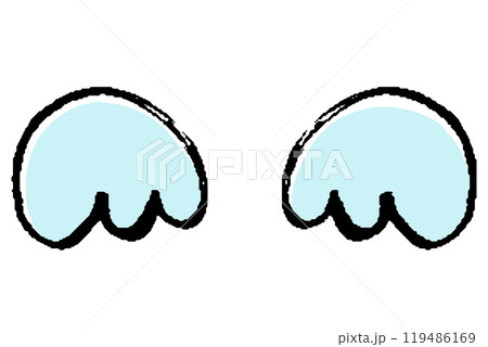 筆タッチの天使の羽のイラスト 筆タッチの天使の羽のイラスト 119486169