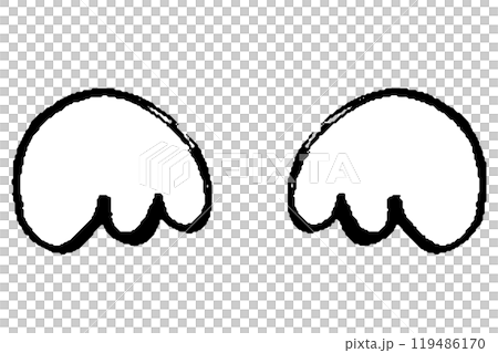 Brush stroke line drawing of angel wings Brush stroke line drawing of angel wings 119486170