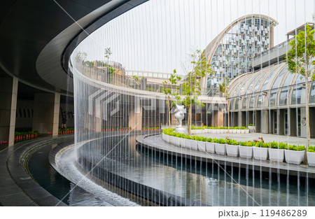 Daytime view of the Daan Park subway station 119486289