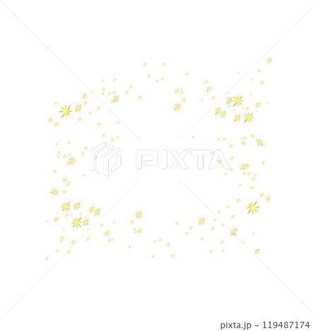 Dust golden stars Dust golden star set 119487174