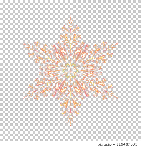 Glowing transparent snowflake, isolated. Neon light. Shining futuristic digital art. Png Glowing transparent snowflake, isolated. Neon light. Shining futuristic digital art. Png 119487335
